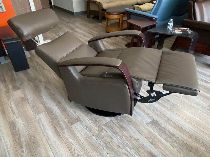 IMG Peak Large Power Swivel Relaxer Swing Rocker Recliner Rocker Chair - Smoke gallery