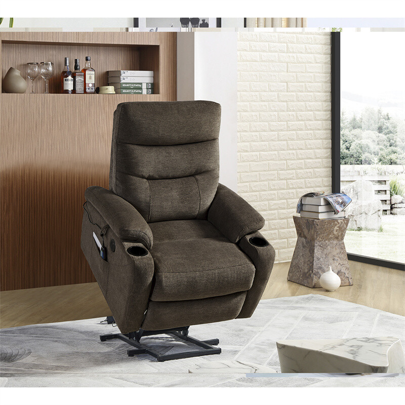 Liyasi Electric Power Lift Recliner Chair Sofa with Massage and Heat for Elderly gallery
