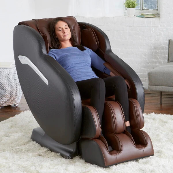 Infinity Aura Massage Chair - Black/Brown