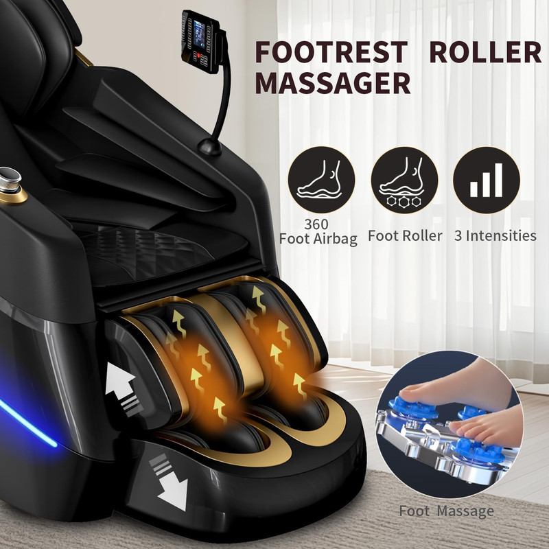 2026 Full Body Massage Chair with Zero Gravity, Heat & Airbag Massage System gallery