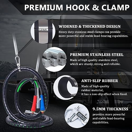 Semi Truck Air Lines Kit 12 FT 3 in 1 ABS Electric Power Line Air Hoses with gallery