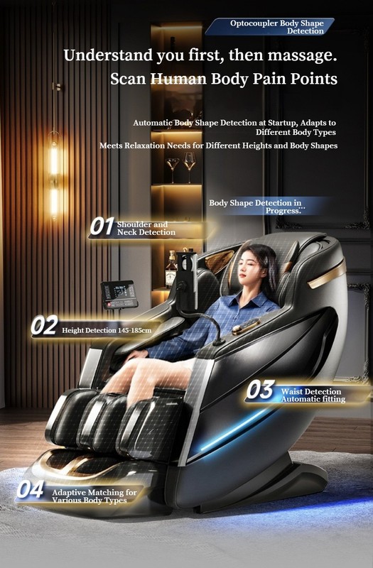 UKL 3 Years Warranty 6D+Jade Dual-Core Full Body Zero Gravity AI Massage Chair gallery