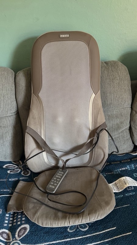 HoMedics Quad Shiatsu Pro Massage With Heat Zone Control Gently Used