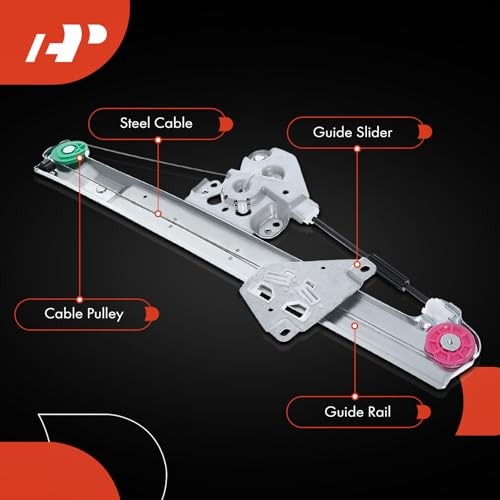 Rear Right Passenger Electric Power Window Regulator Compatible with Saab 9-3 gallery