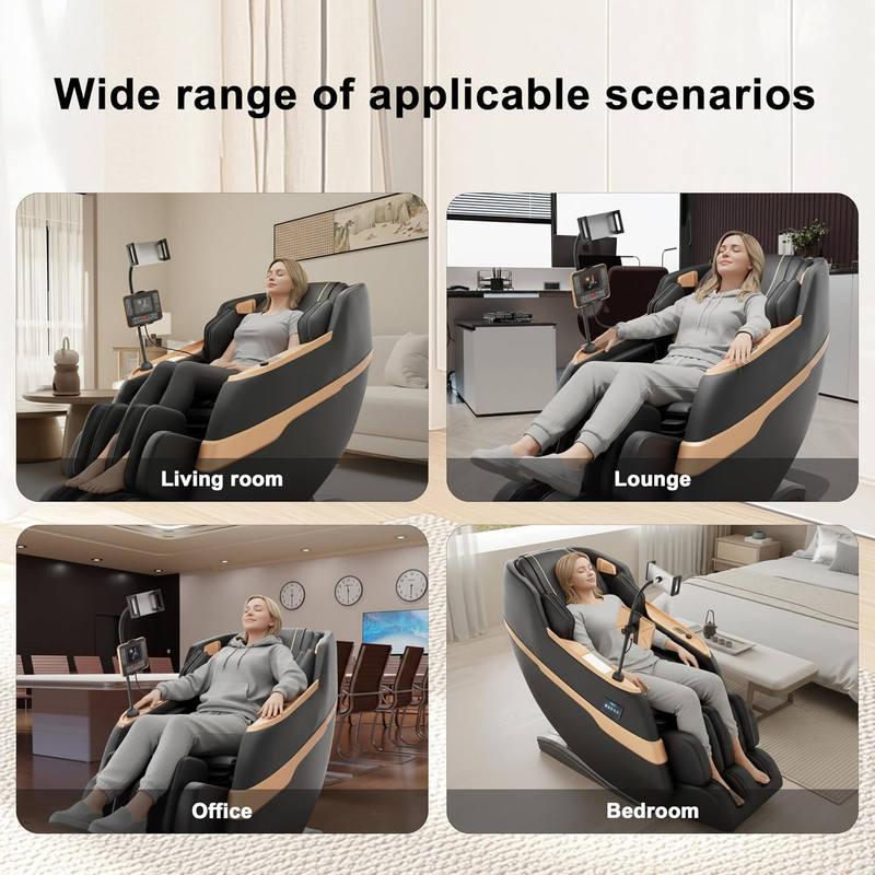 Zero Gravity Full Body Massage Chair with AI Control & Heating Features gallery