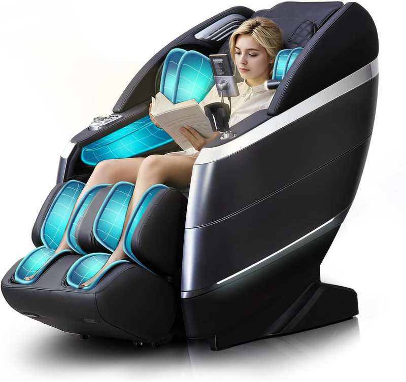 4D Full Body Massage Chair with Zero Gravity, 36 Airbags & AI Control