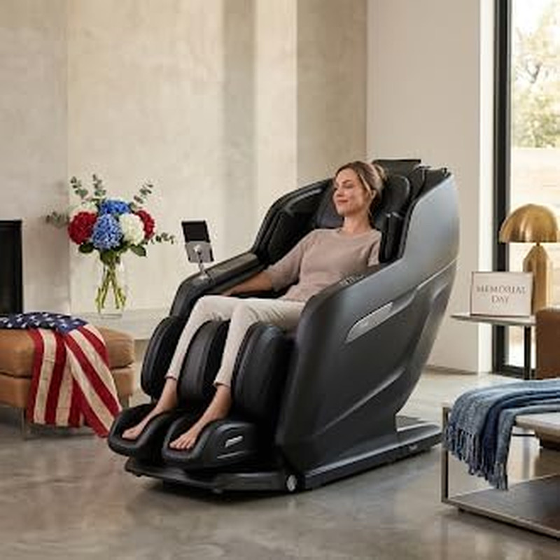 4D Achilles L 360 Rotating Footrest L Full Body Massage Chair L Zero Gravity L 3