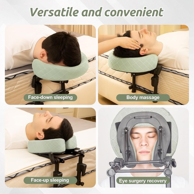 Multi-Functional Massage Headrest with Foldable Design - Lightweight & Portable gallery