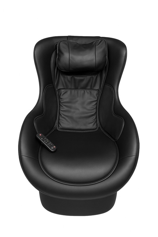 Impulse Black Faux Leather Massage Chair Full Body