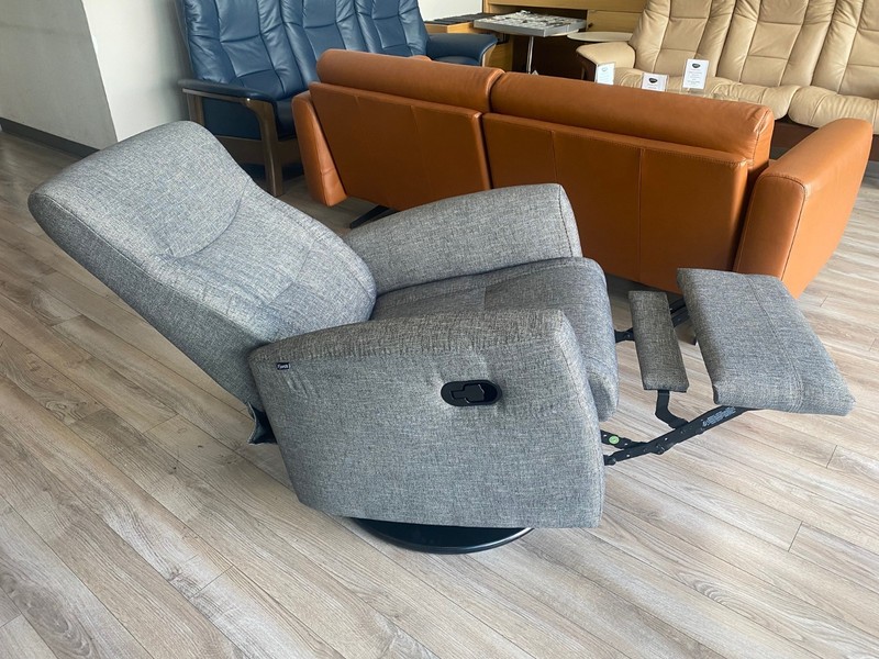 Fjords Oslo Swing Relaxer Manual Recliner Chair in Dream Mole Fabric gallery