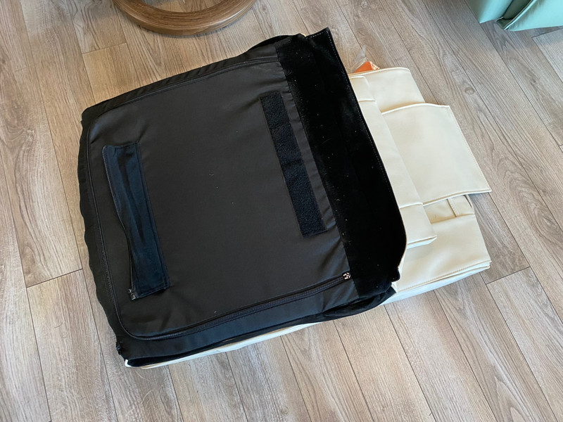 Human Touch ZeroG 3.0 Massage Chair Zero Gravity Recliner Pad Set - Bone Vinyl gallery