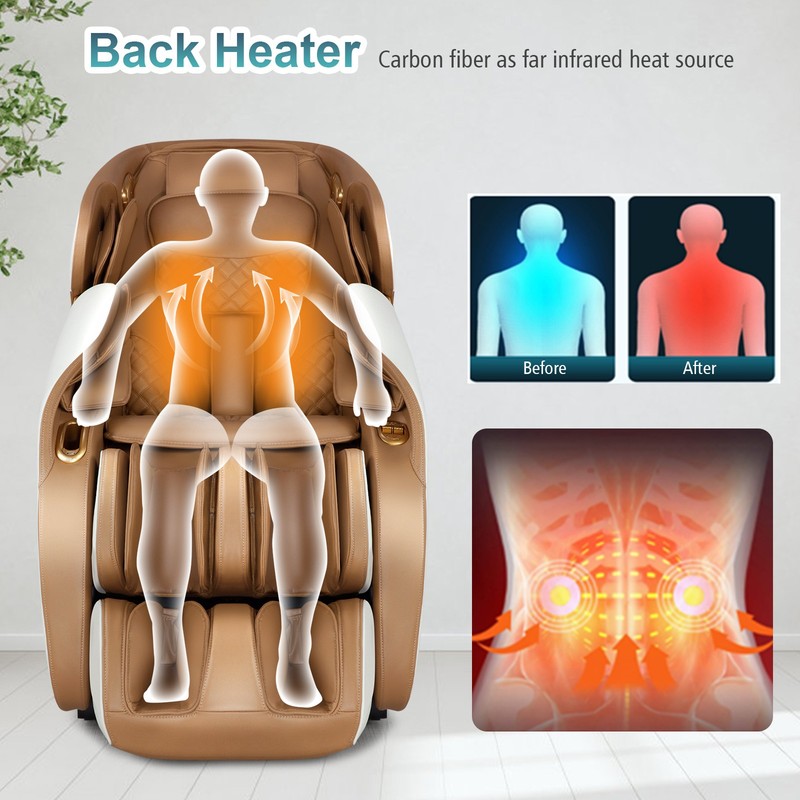 Giantex Full Body Zero Gravity Massage Chair Recliner w/ SL Track Heat gallery