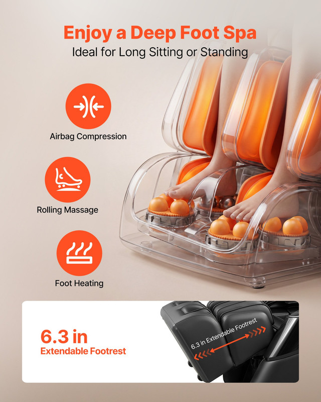 4D Zero Gravity Massage Chair Full Body Recliner Heat Bluetooth Touchscreen gallery