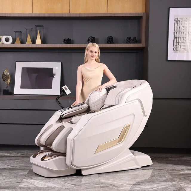 Luxury Full Body Zero Gravity Massage Chair Heating Head Foot 180° Bluetooth Ai gallery