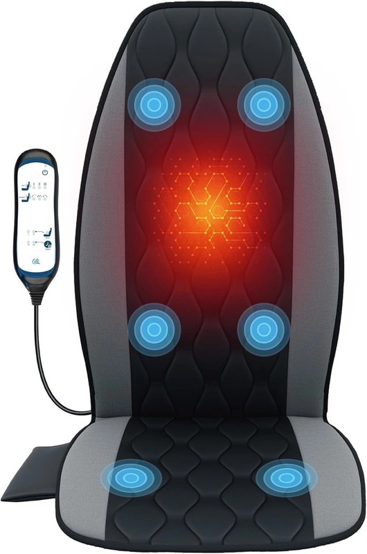 Quiet Vibration Massage Chair Pad for Office and Home - Graphene Heated Comfort gallery