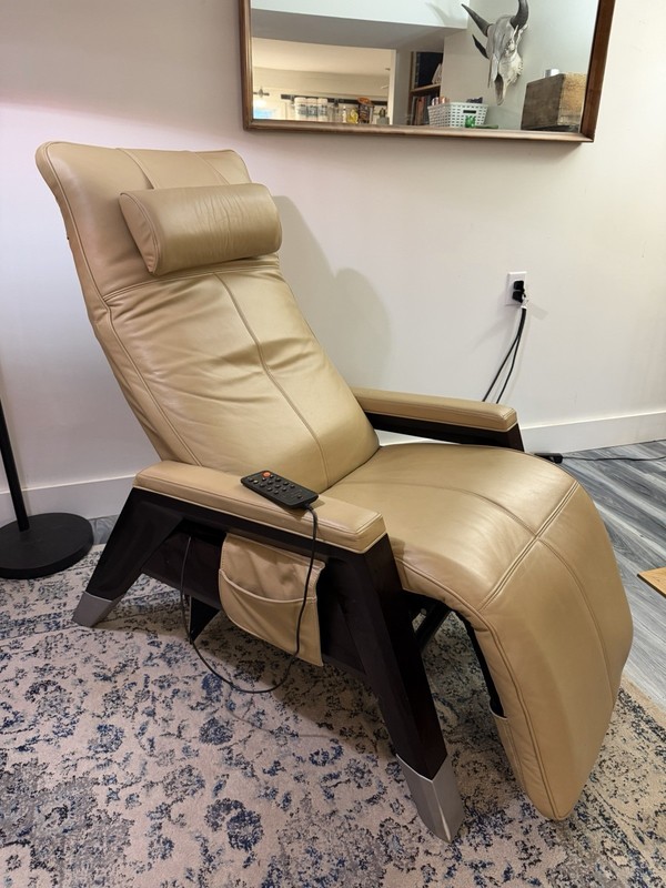 Human Touch Gravis ZG Zero-Gravity Leather Massage Chair, $6500 MSRP gallery