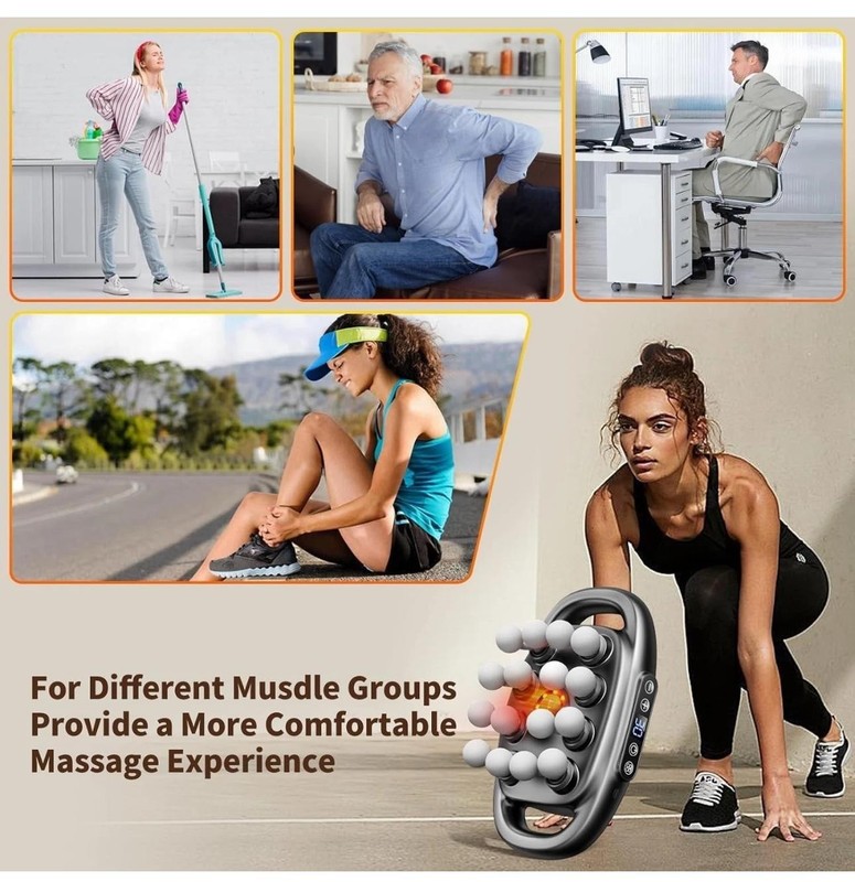 Electric Neck & Shoulder Massager with Heat, Deep Tissue Shiatsu Pain Relief gallery
