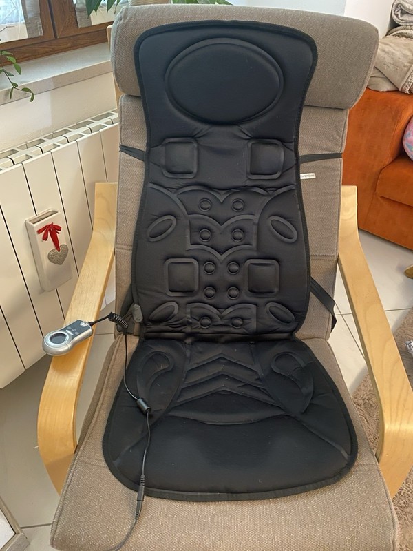 TRONIC H-3206 UNIVERSAL MASSAGE SEAT 12V 230V HEATING FUNCTION NEW