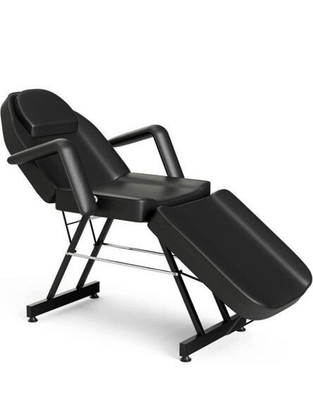 Adjustable Black, Spa Tattoo Massage Chair – W/ Towel Hook – Never Been Used