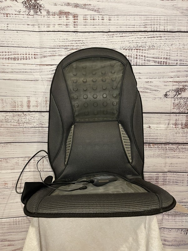 Homedics TRC-100 TempRite Massage Cushion Black Gray Hot & Cold