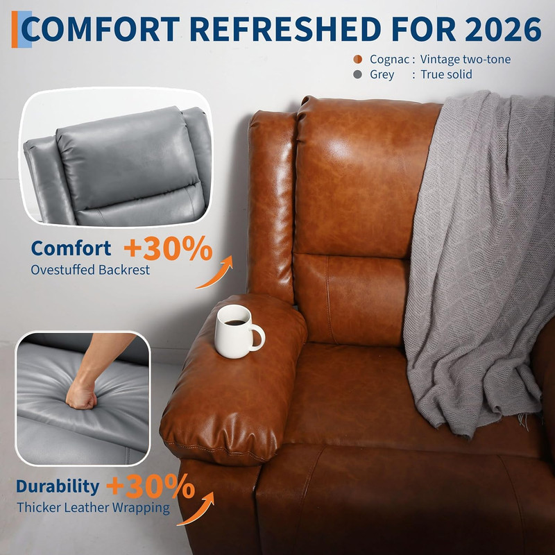 Electric Power Lift Recliner Chair with Heat & Massage for Elderly Comfort gallery