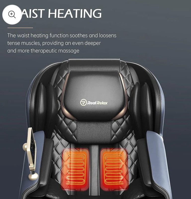 Real Relax Favor-04 ADV Massage Chair Black Zero Gravity Heated Bluetooth LCD gallery