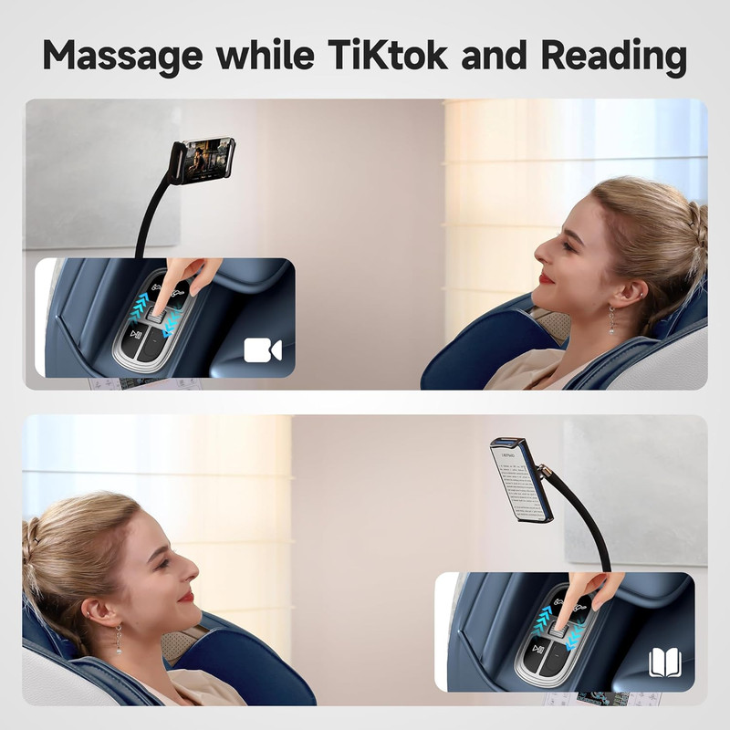 Massage Chair Full Body with Unique Phone Controller,Heart and Blood Measurement gallery