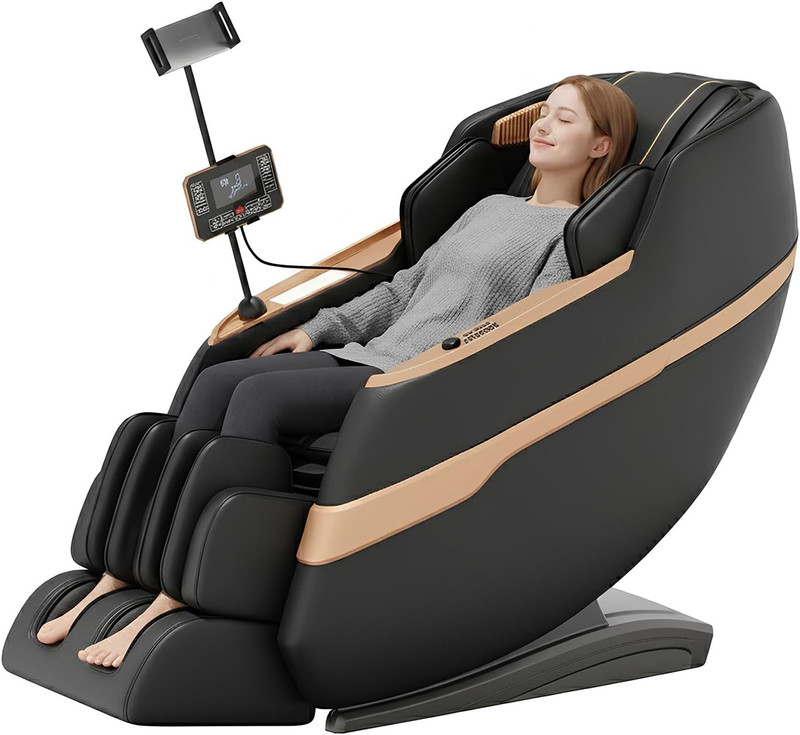 Zero Gravity Full Body Massage Chair with AI Control & Heating Features