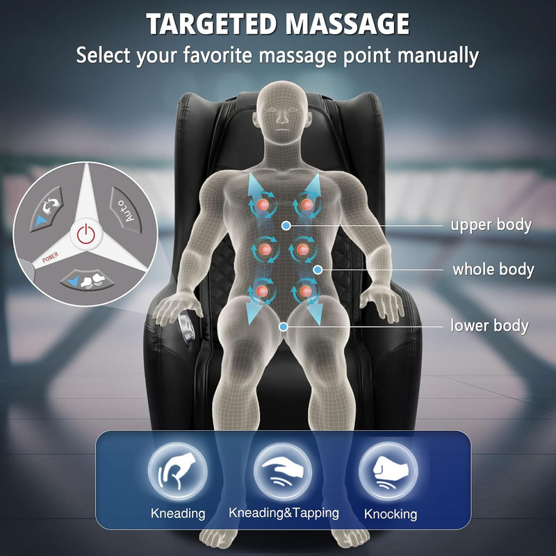 Massage Chair Shiatsu Massage Reclining Chair with Massage gallery