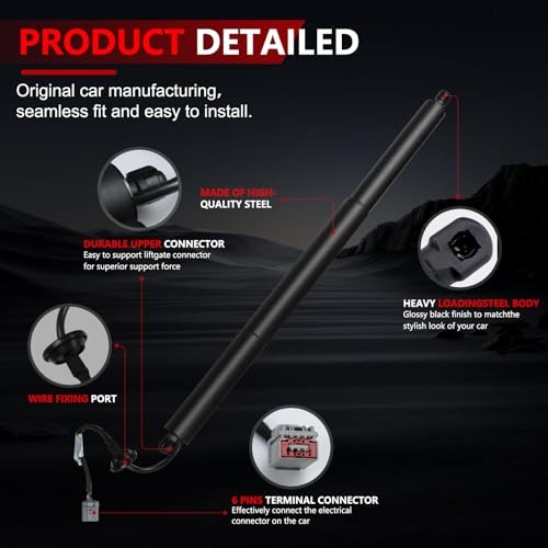 Electric Tailgate Power Lift Support Shock Struts, Compatible BB5Z-14B351-A gallery