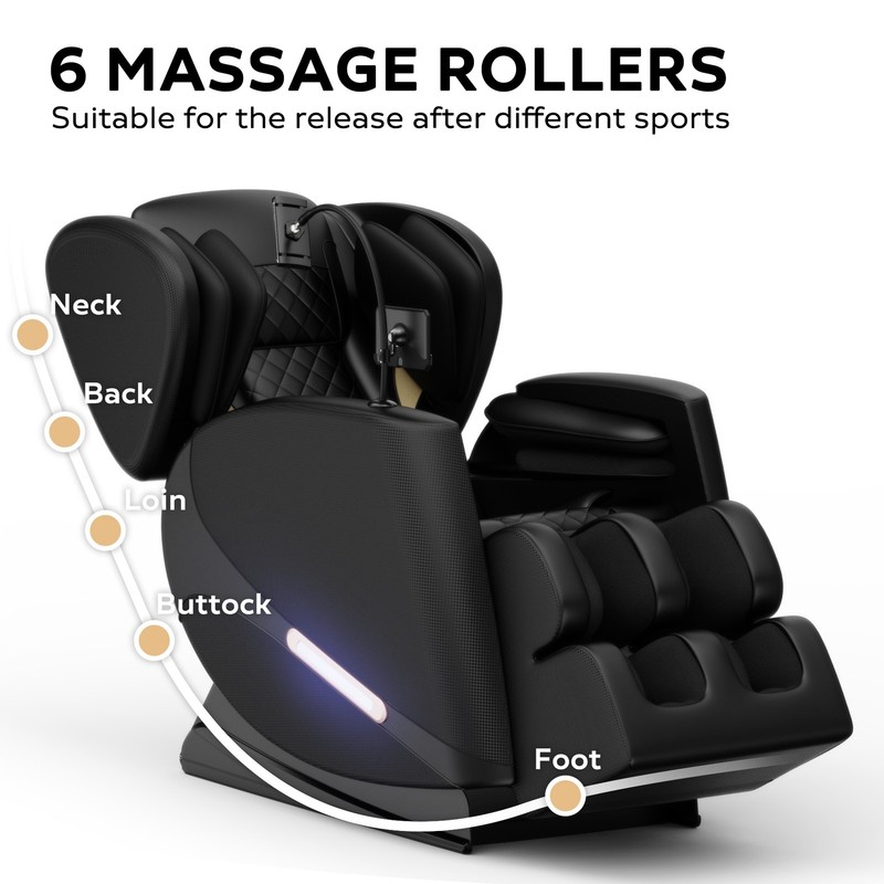 Zero Gravity Full Body Massage Chair Recliner w/ Air Pressure & Heating gallery