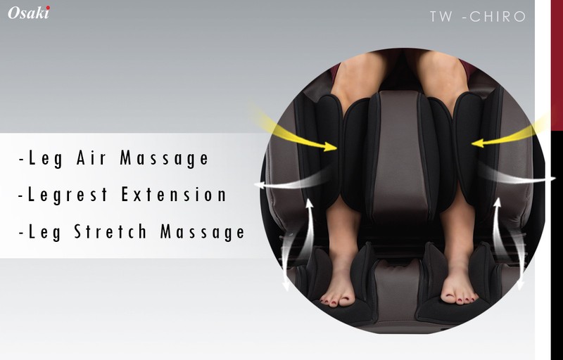 Osaki Titan TW-Chiro 3D Massage Chair S Track Large Oversize Recliner Beige gallery