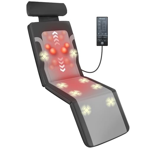 Shiatsu Back Massage Mat with Heat, Vibration, Full Body Mat for Sofa, Full Body gallery