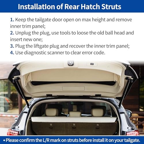 Rear Tailgate Power Lift Support Liftgate 30.7"x6.3"x3.35" for Mazda CX-5 17-21 gallery