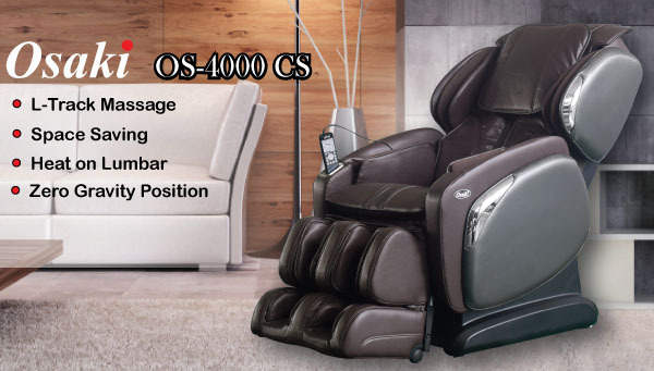 Open Box Osaki OS-4000CS Massage Chair Recliner Brown with One Year Warranty gallery