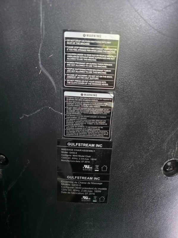 G450-8 Massage Chair 9640 Model gallery
