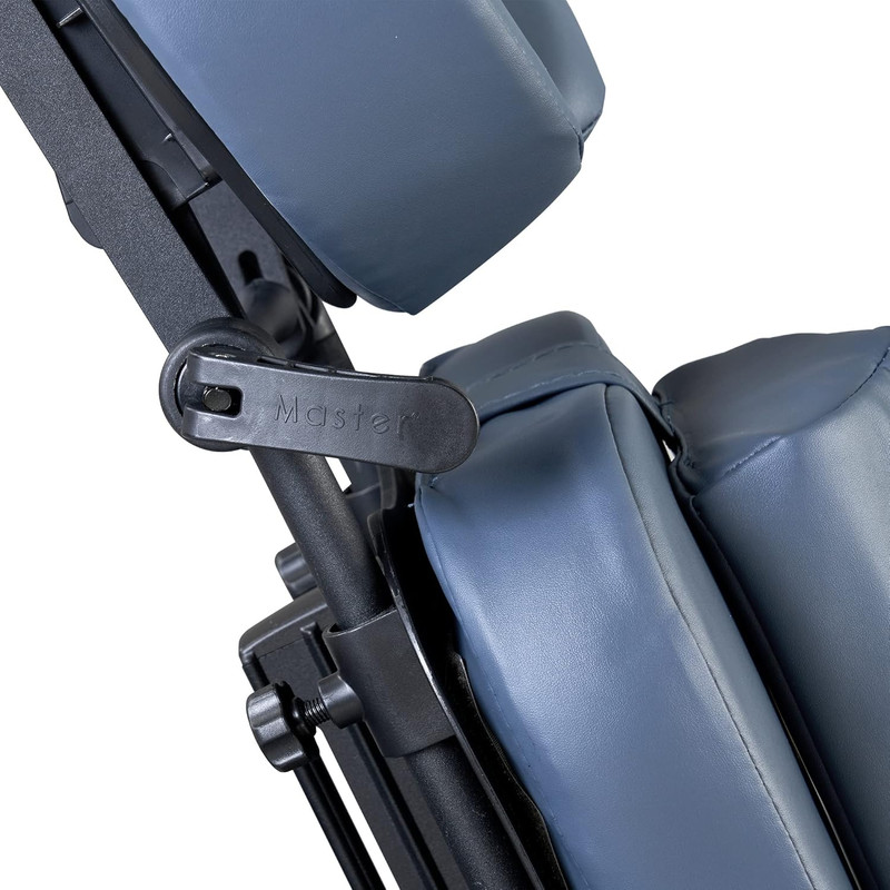 Lightweight Royal Blue Portable Massage Chair - Adjustable Aluminum Frame gallery
