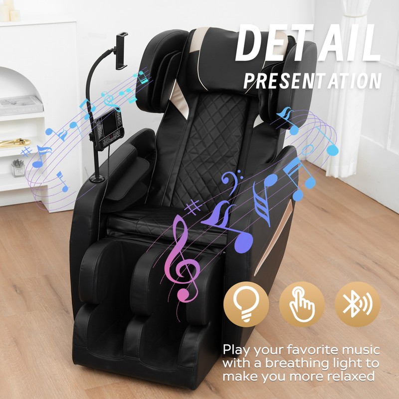 Full Body Zero Gravity Massage Chair Recliner with Air Pressure & Heating gallery