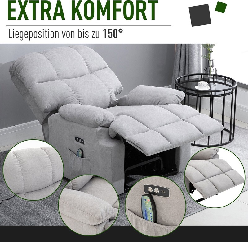 massage chair Homcom 700-119V01 Massagestoel relaxstoel gallery