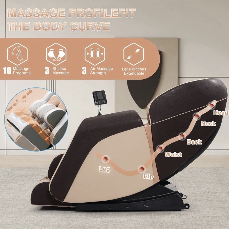 Advanabd 4D Massage Chair Full Body | Recliner W/ Heated Track Bluetooth Speaker gallery