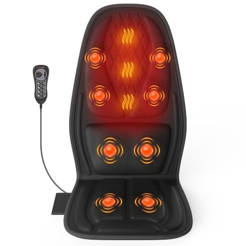 Back Massager for Chair,Massage Chair Pad Helps Relax Muscle and Pure Black gallery