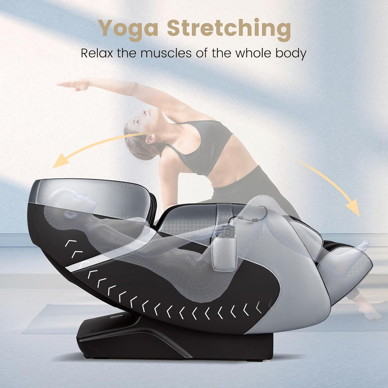 Zero Gravity Shiatsu Massage Chair with Heat, Voice Control & 12 Auto Modes gallery