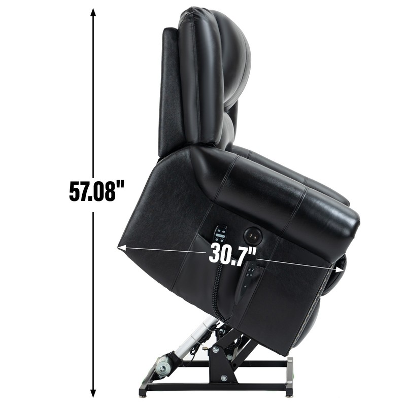 Power Lift Recliner Chair with Heat Massage Dual Motor for up to 350 LBS gallery