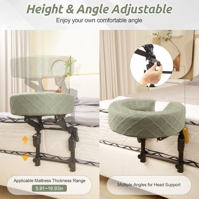 Multi-Functional Massage Headrest with Foldable Design - Lightweight & Portable gallery