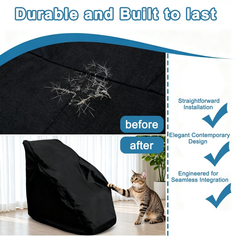 210D Massage Chair Cover XL Protector Covers for pet,cat and Dog Scratch Proof gallery