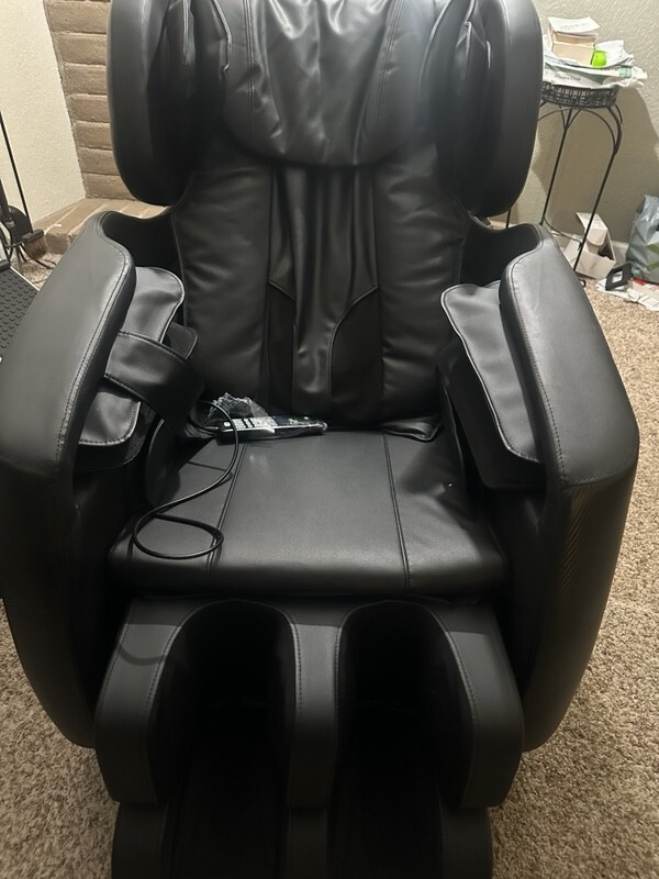 Full Body Air Pressure Massage Chair Recliner ZERO GRAVITY Foot Roller