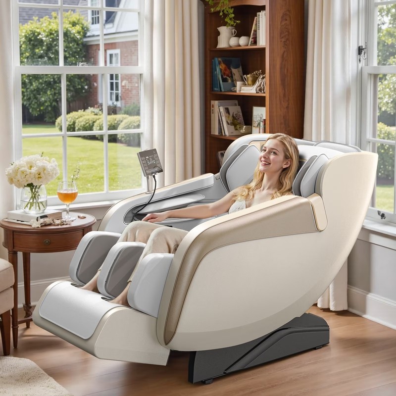 Full Body 4D Zero Gravity Massage Chair Recliner SL Track,AI Voice,with Airbags gallery