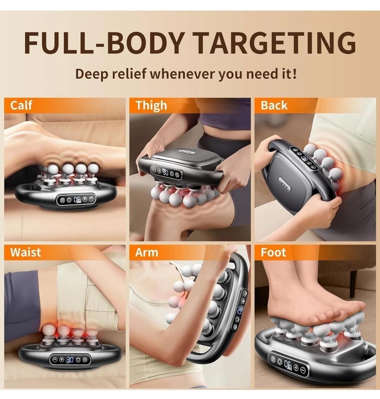 Electric Neck & Shoulder Massager with Heat, Deep Tissue Shiatsu Pain Relief gallery