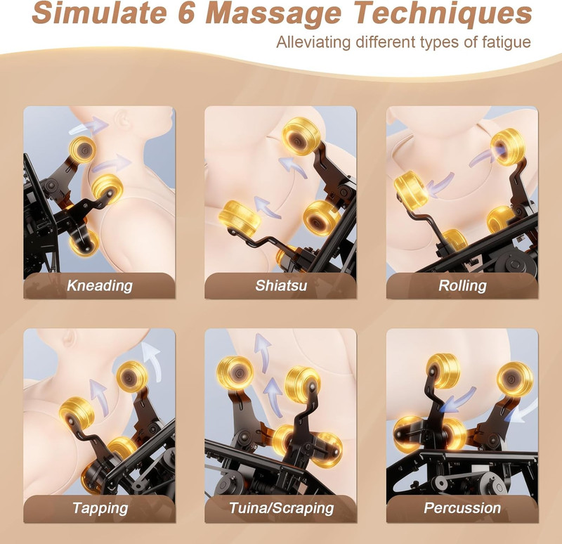 2026 3D Shiatsu Massage Chair with AI Control, Zero Gravity & Bluetooth Speaker gallery