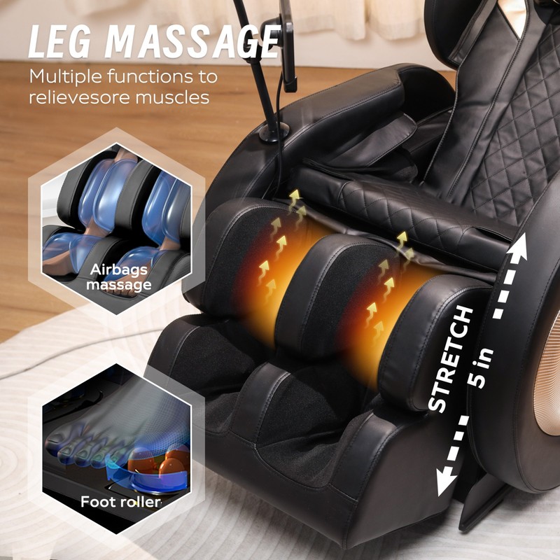 Full Body Massage Chair Recliner with Zero Gravity & Air Pressure gallery